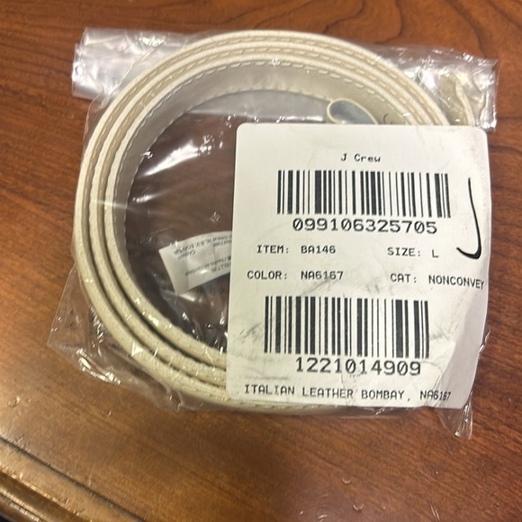 J Crew Slim belt in Italian leather BA146 - Picture 2 of 2